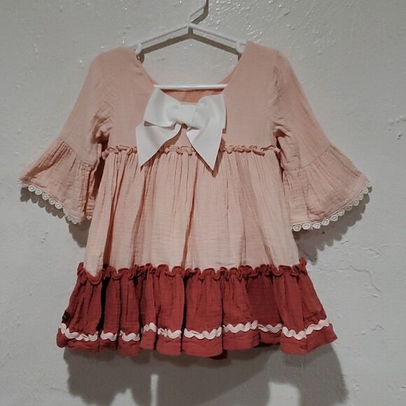 Matilda Jane Forever and Ever Dress in Pink Twirl Size 2 - Picture 8 of 14